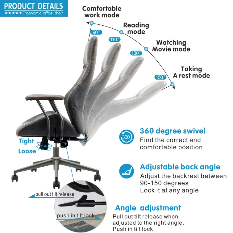 Executive Chair with Headrest