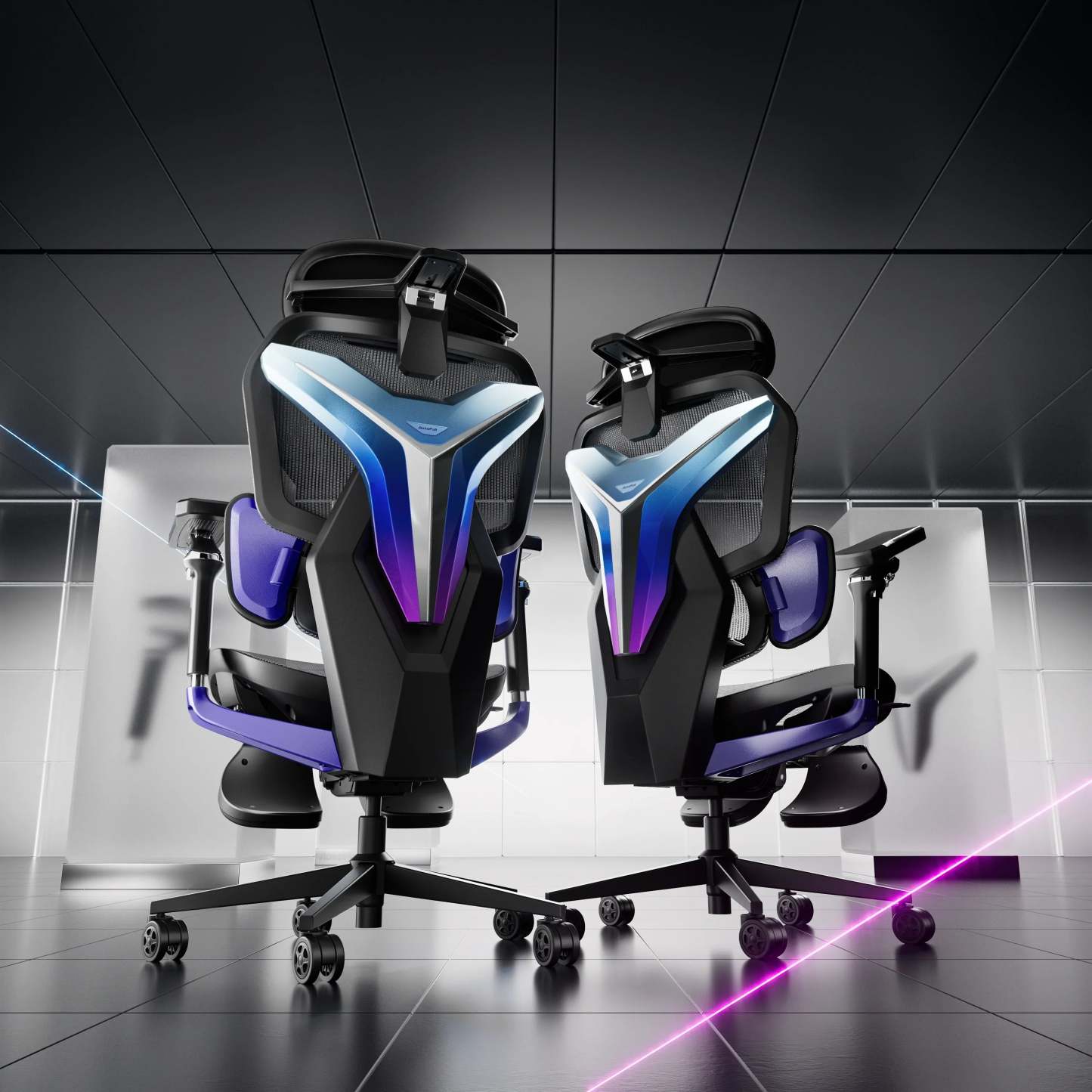 AutoFull G7 Ergonomic Gaming Chair-white