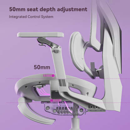 AutoFull G7 Ergonomic Gaming Chair-white