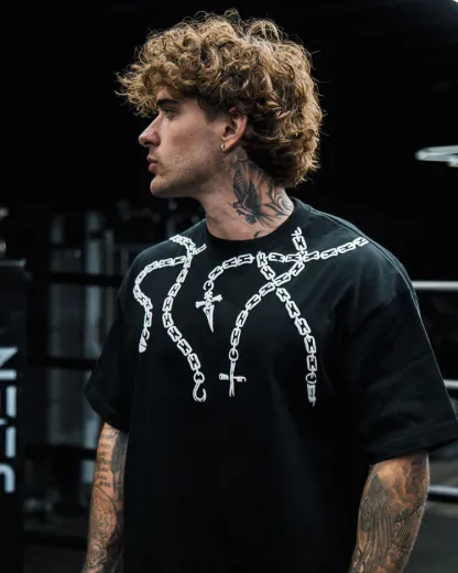 CHAINS OVERSIZE TEE