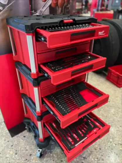 366-pc Master Mechanics Hand Tool Set with PACKOUTTM Drawers and Dolly