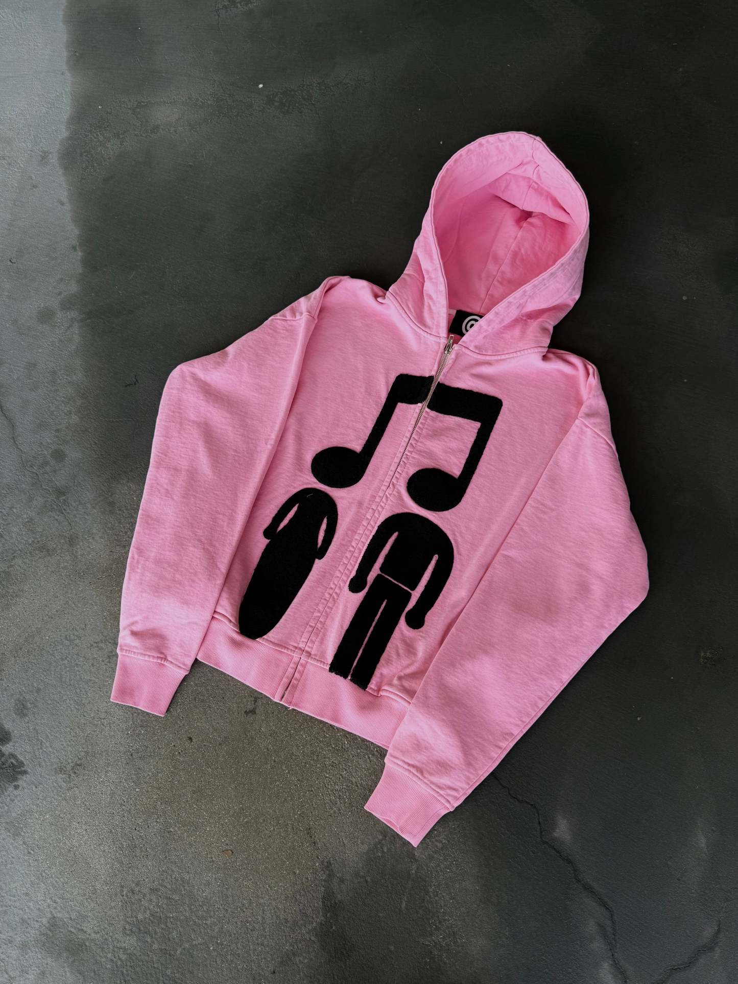 “Music Connects Us” Zip-Up (Pink)