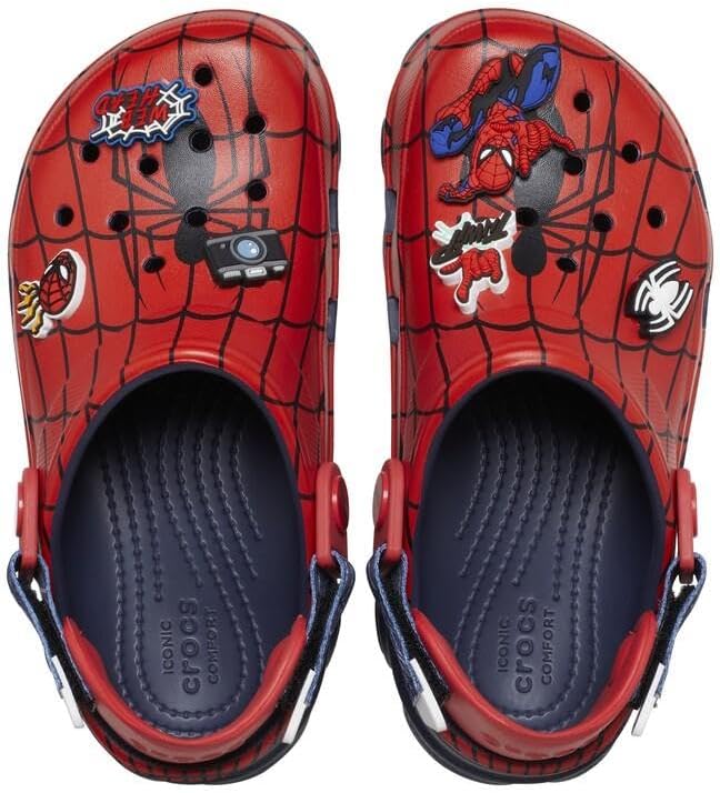 Crocs Unisex-Child Classic All-Terrain Spiderman Clogs