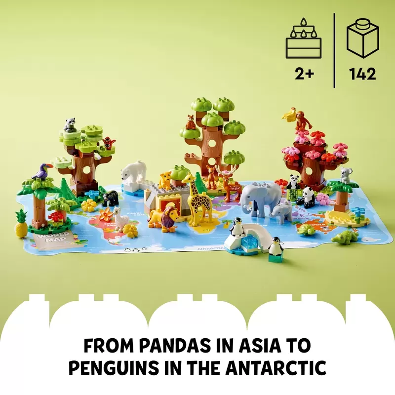 LEthtGO 10975 DUPLO WILD ANIMALS OF THE WORLD