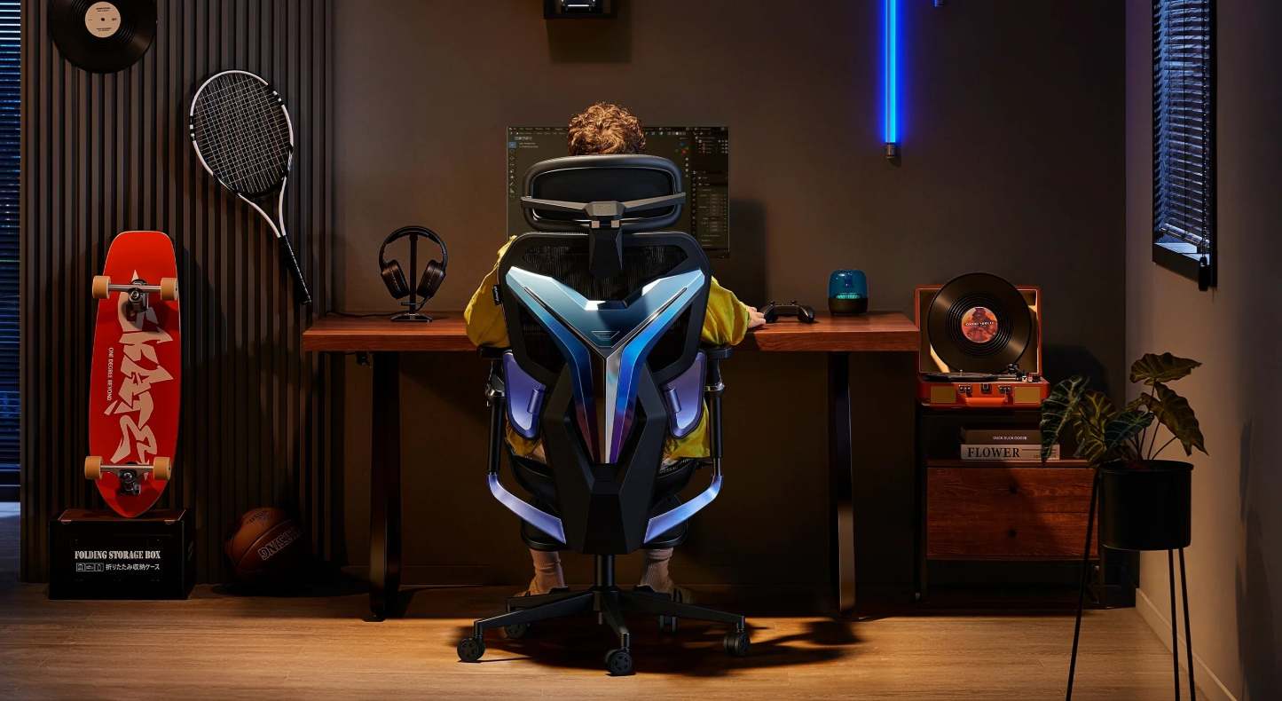 AutoFull G7 Ergonomic Gaming Chair-white