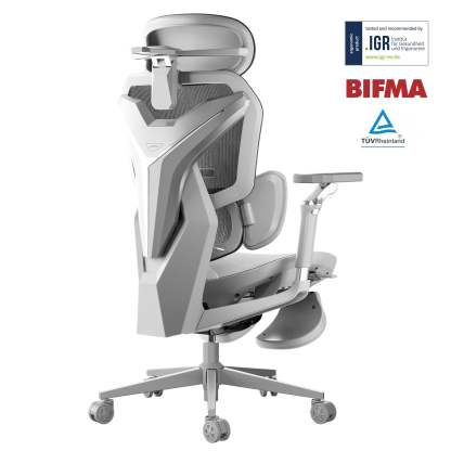AutoFull G7 Ergonomic Gaming Chair-white
