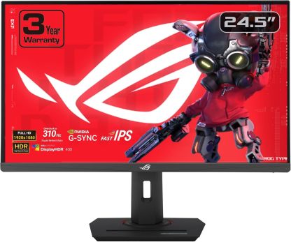 Swift Pro PG248QP NVIDIA G-SYNC esports gaming monitor -24.1-inch FHD, 540 Hz (OC), Esports-TN panel, NVIDIA Reflex Analyzer, ULMB 2, adjustable base, ESS codec, DisplayHDR400, 3year warranty