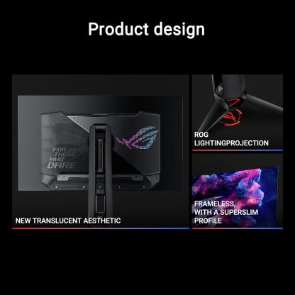 Swift OLED 27” 1440P Gaming Monitor (PG27AQDP) - WOLED, QHD, 480Hz, 0.03ms, G-SYNC Compatible, Custom Heatsink, AI Assistant, DisplayHDR400 True Black, 99% DCI-P3, True 10-bit, DisplayWidget