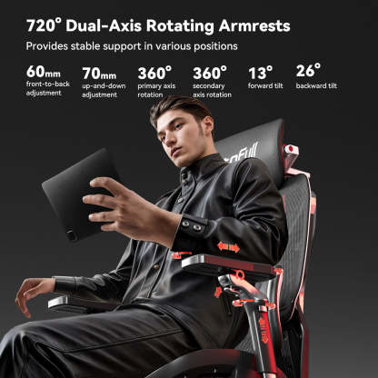 AutoFull G7 Ergonomic Gaming Chair-white