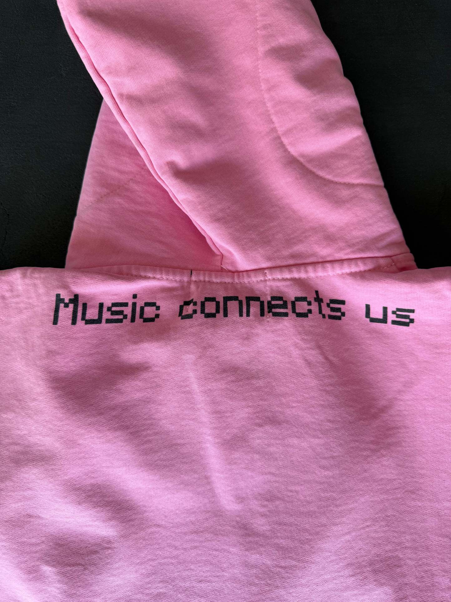 “Music Connects Us” Zip-Up (Pink)