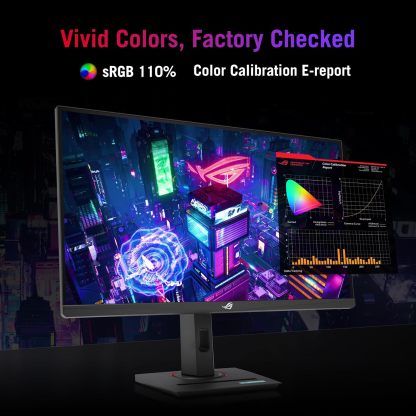 Strix 25” (24.5” viewable) Esports Gaming Monitor (XG259QNS) - Full HD, 380Hz, 0.3ms, Fast IPS, Extreme Low Motion Blur Sync, FreeSync Premium, DisplayWidget, Ergonomic, 3 yr Warranty