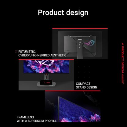 Swift 27” 4K QD-OLED Gaming Monitor (PG27UCDM) - 240Hz, 0.03ms, Custom Heatsink, Neo Proximity Sensor, G-SYNC Compatible, 99% DCI-P3, True 10-bit color, DisplayPort 2.1a UHBR20, 3 yr warranty