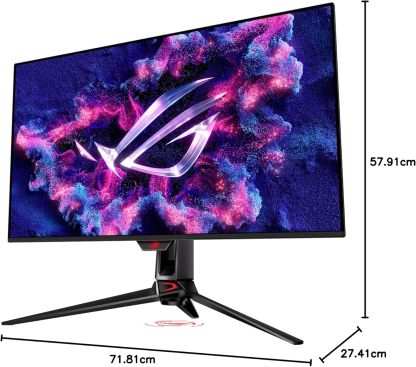 Swift 32” 4K OLED Gaming Monitor (PG32UCDM) - UHD (3840 x 2160), QD-OLED, 240Hz, 0.03ms, G-SYNC Compatible, Custom Heatsink, Graphene Film, 99% DCI-P3, True 10-bit, 90W USB-C