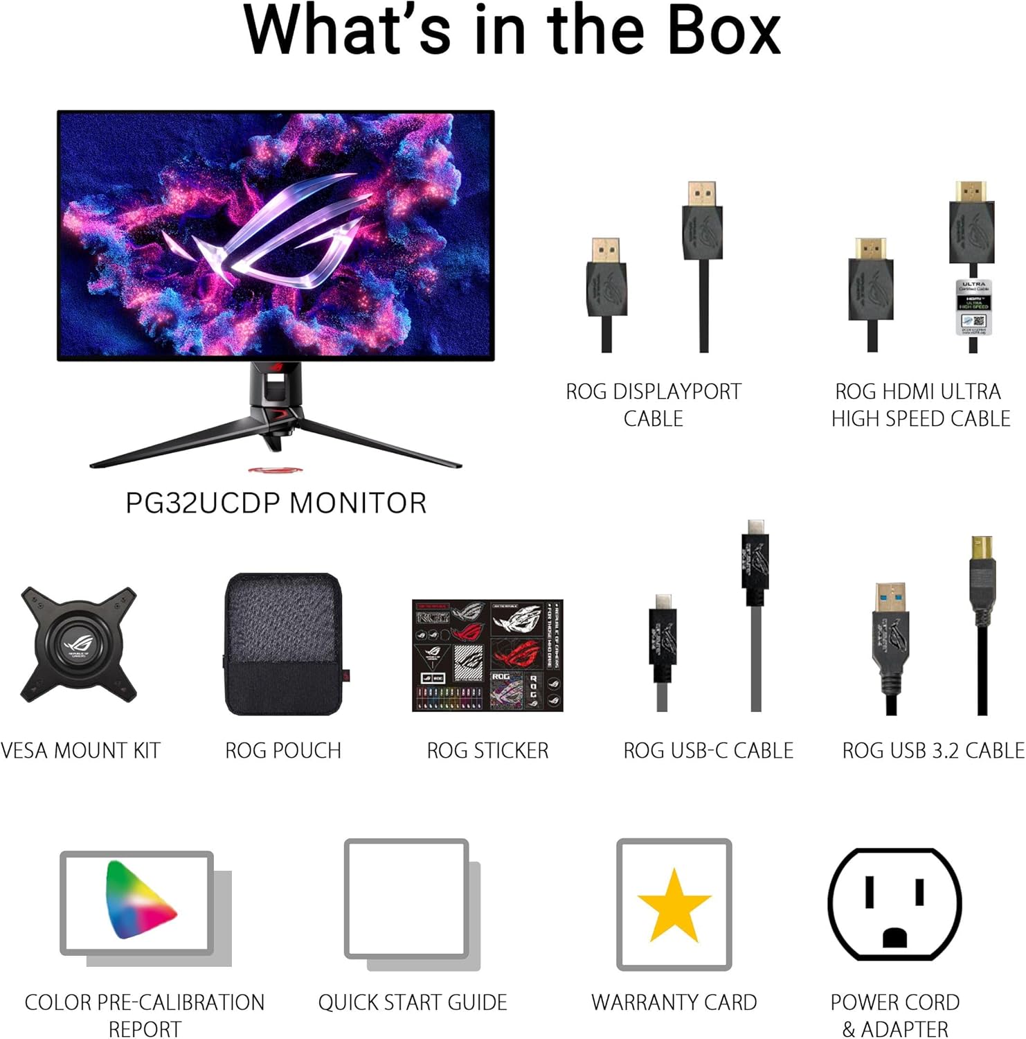 Swift OLED 27” 1440P Gaming Monitor (PG27AQDP) - WOLED, QHD, 480Hz, 0.03ms, G-SYNC Compatible, Custom Heatsink, AI Assistant, DisplayHDR400 True Black, 99% DCI-P3, True 10-bit, DisplayWidget