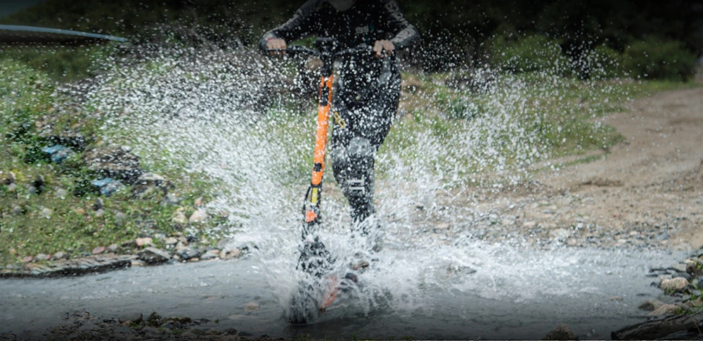 KuKirin G3 Pro 2024 Version 1200W*2 Motor Off-Road Electric Scooter 10 Inch Tire 52V 23.2Ah Removable Battery 80km range 65km/h Max Speed Dual Hydraulic Shock Absorber system IP54 Waterproof Dual Hydraulic Brake