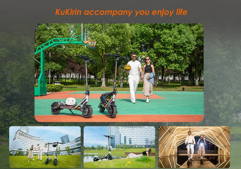 Kukirin A1 Folding Electric Scooter, 800W Motor, 48V 13Ah Battery, 10 inch Vacuum Tire, 45km/h Max Speed, 45km Range, Front & Rear Disc Brake, Front & Rear Shock Absorption