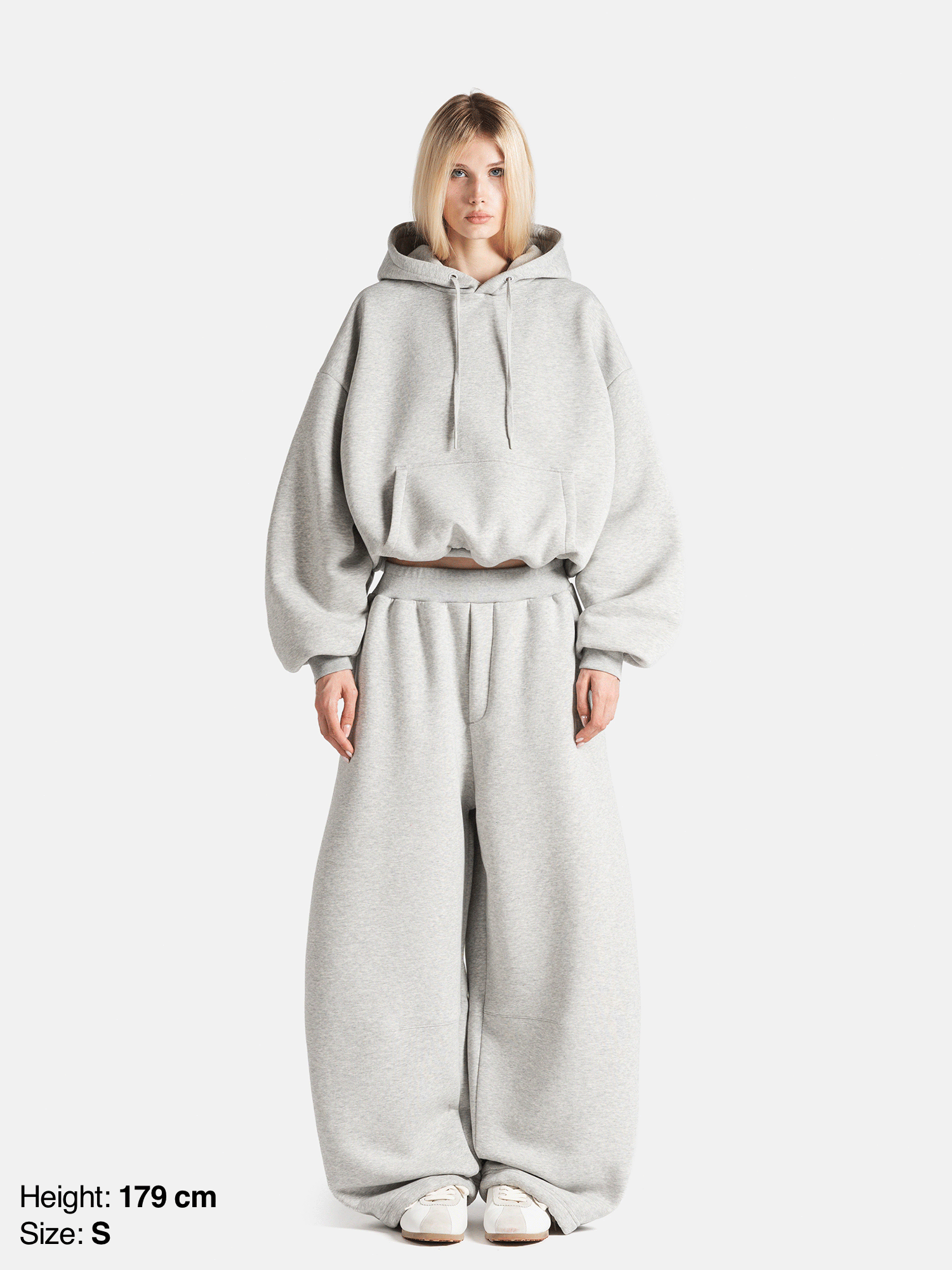 BUBBLE SWEATPANTS - GRAY