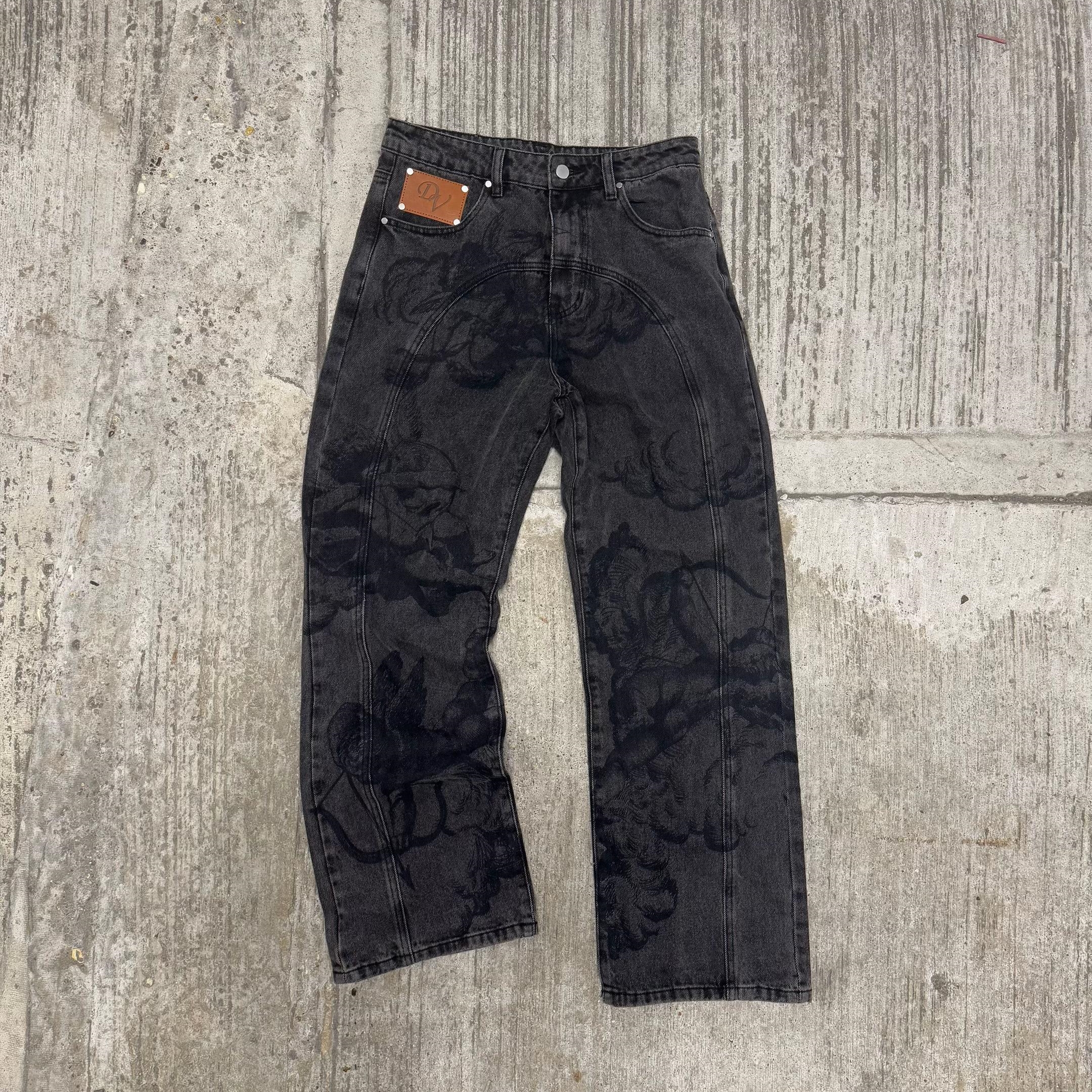 ANGEL JEANS IN BLACK