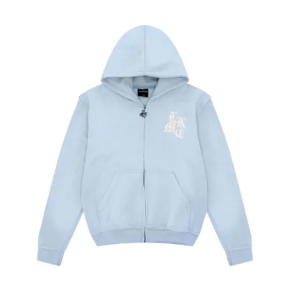 Distressed Zip Hoodie  (Buy 2 Free Shipping)