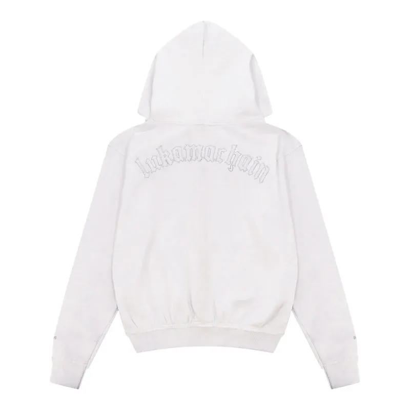 Distressed Zip Hoodie  (Buy 2 Free Shipping)