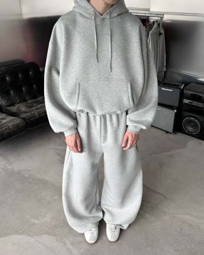 BUBBLE SWEATPANTS - GRAY