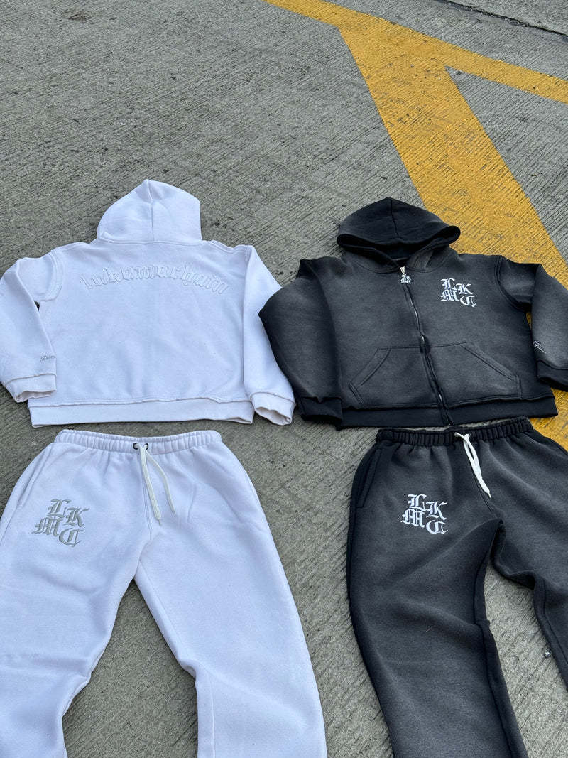 Distressed Zip Hoodie  (Buy 2 Free Shipping)