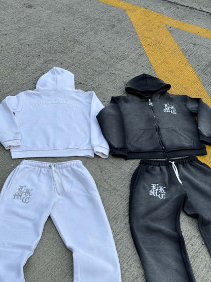 Distressed Zip Hoodie  (Buy 2 Free Shipping)
