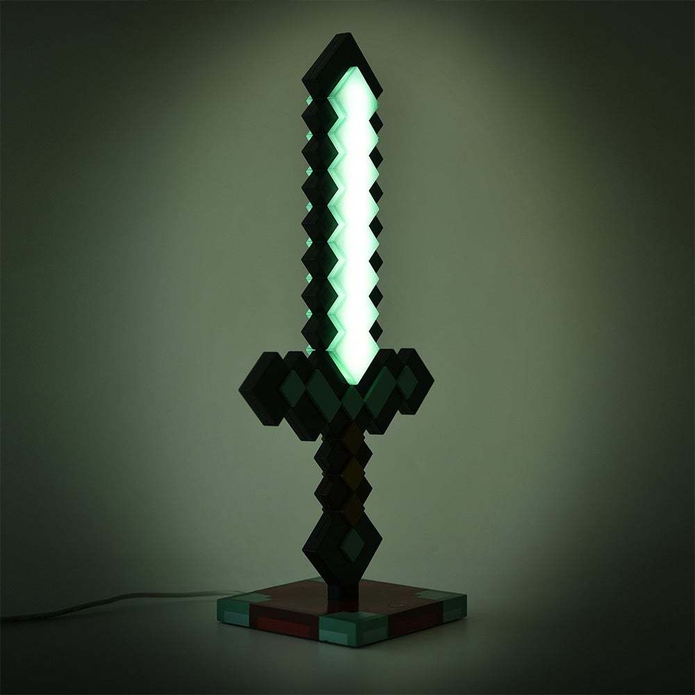 Minecraft -Official 3D Diamond Sword Desk Lamp