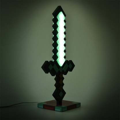 Minecraft -Official 3D Diamond Sword Desk Lamp