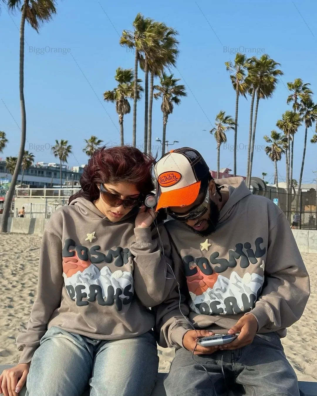 New Street puff print hoodies 3D Y2k Clothes Tops Sweatshirt Women Goth Streetwear Grunge Harajuku Clothing Oversized Hoodie