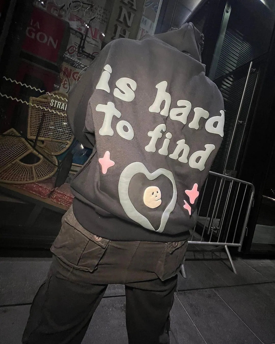 New Street puff print hoodies 3D Y2k Clothes Tops Sweatshirt Women Goth Streetwear Grunge Harajuku Clothing Oversized Hoodie