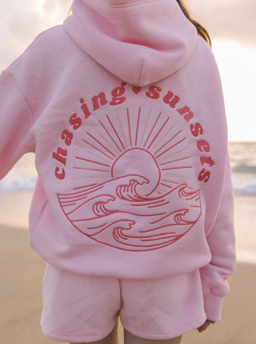 VynAura Sunset Waves Hoodie For 2024