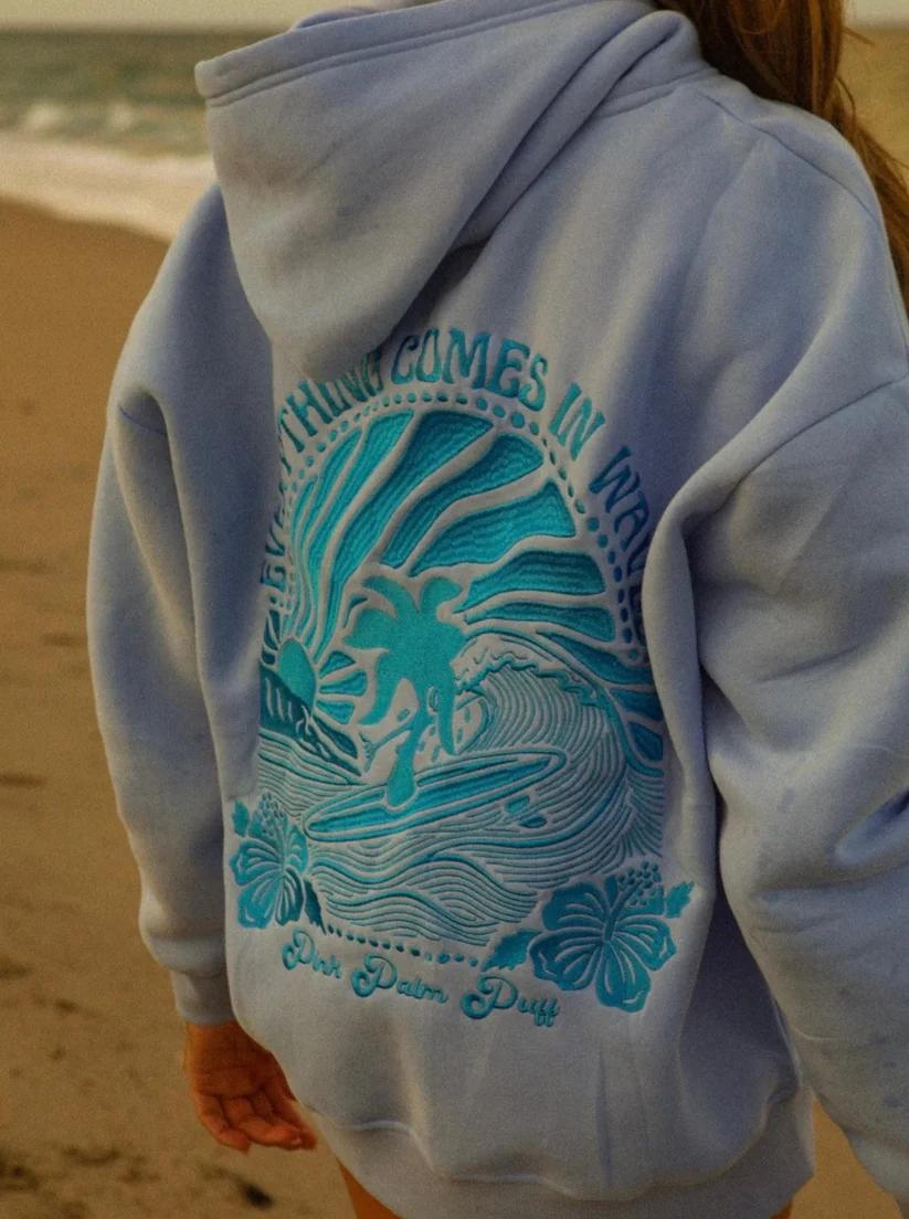 VynAura Sunset Waves Hoodie For 2024