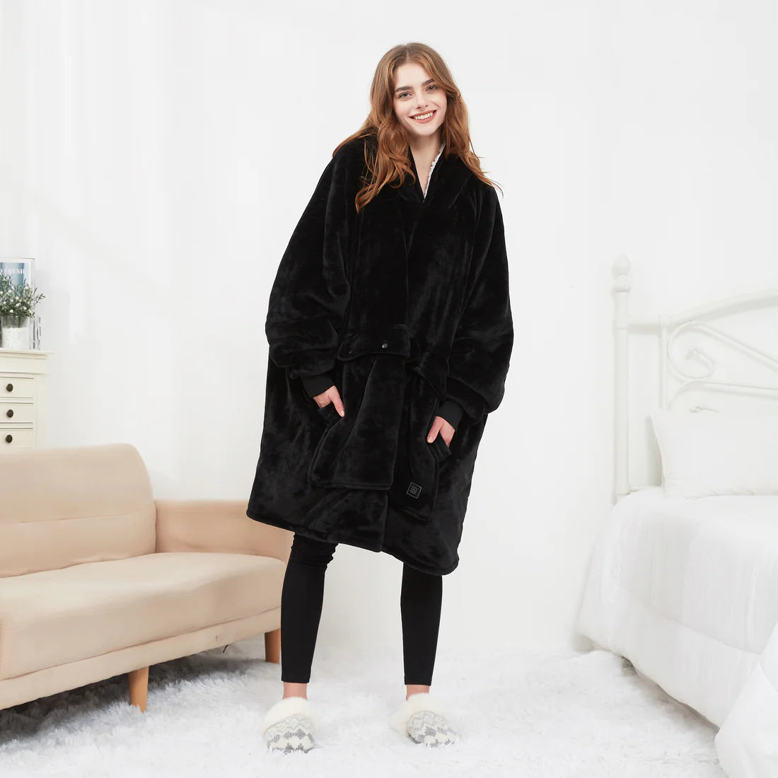 The Blanket Heated Hoodie With A Dog Pocket