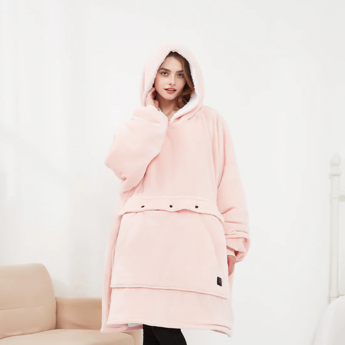 The Blanket Heated Hoodie With A Dog Pocket