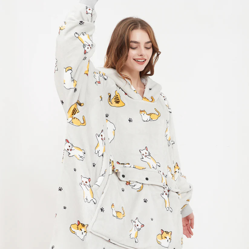 The Blanket Heated Hoodie With A Dog Pocket