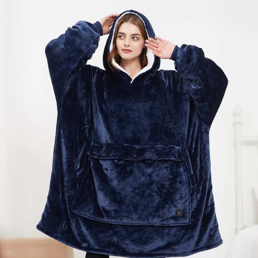 The Blanket Heated Hoodie With A Dog Pocket