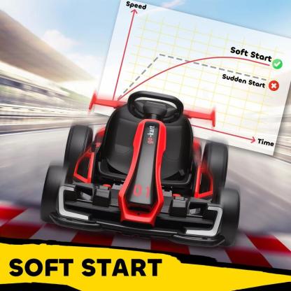 ⏰ LAST DAY 50% OFF 💥24V Drifting Go Kart (7.5/8.1mph, Music)