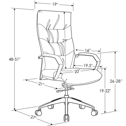 CARNEGIE LEATHER EXECUTIVE CHAIR