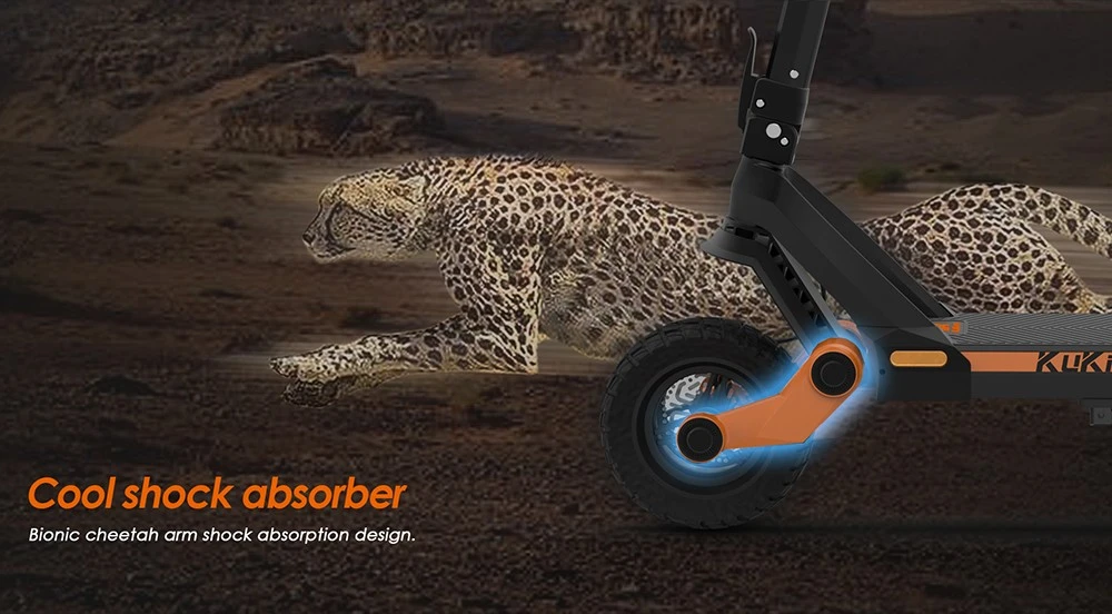 KuKirin G3 Adventurers Electric Scooter 10.5 Inch Off-road 1200W Rear Motor 52V 18Ah Lithium battery Max Speed 50KM/H Touchable Display Control Panel TPU Suspension System IPX4