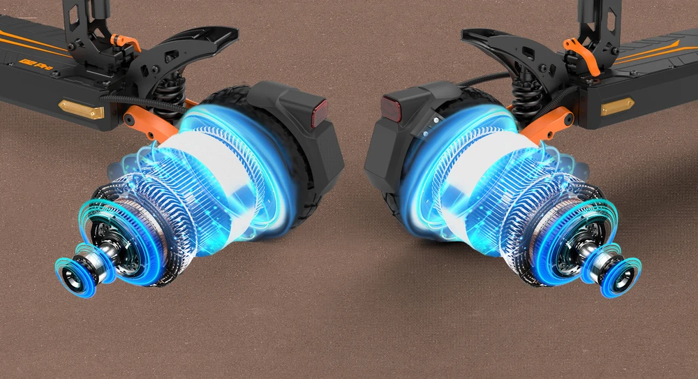 KuKirin G2 Pro 2024 New version Folding Electric Scooter 9.0x3.0 Inch Tubeless Vacuum Tire 600W Motor 48V 15.6Ah Battery 58km Max Range, HD LCD Display Dual Disc Brake Led Light  Spring Shock Absorber, Detachable Seat Turn signal light