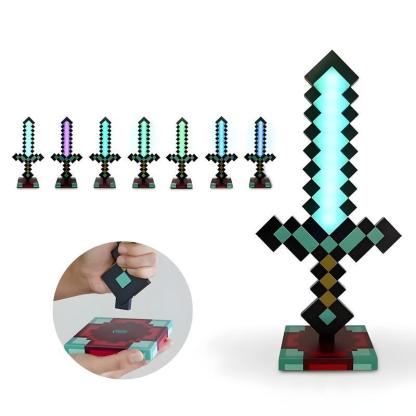 Minecraft -Official 3D Diamond Sword Desk Lamp