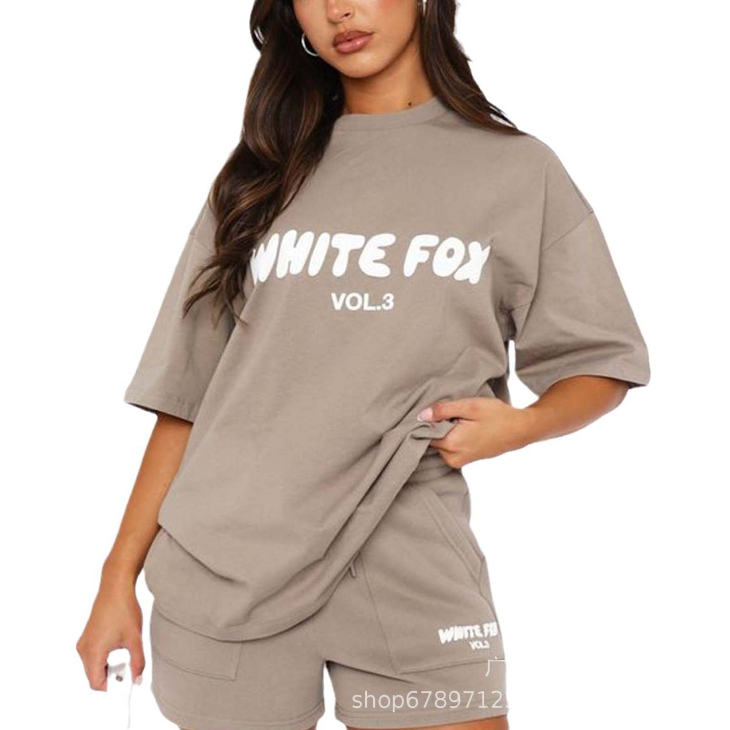 White Fox Oversized Tee