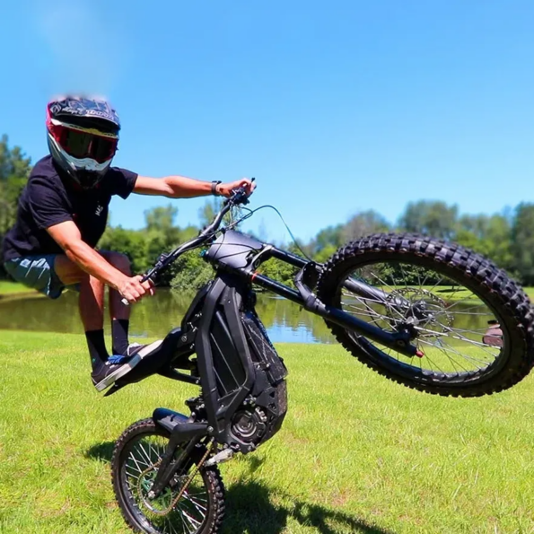 Off-road electric bike 3-hour fast charge 55MPH Equipped with 60000mAh capacity battery.(74.6 Mile Range)