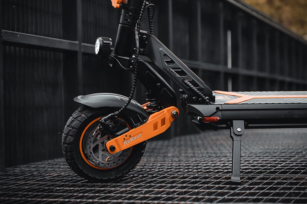 KuKirin G2 Max Electric Scooter 10 Inch Off-road Tires 1000W Motor 55Km/h Max Speed 48V 20Ah Battery 80km Range 120KG Max Load Detachable Seat Adjustable Height