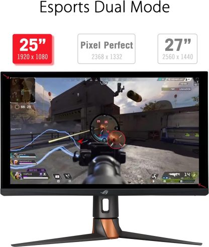 Swift Pro PG248QP NVIDIA G-SYNC esports gaming monitor -24.1-inch FHD, 540 Hz (OC), Esports-TN panel, NVIDIA Reflex Analyzer, ULMB 2, adjustable base, ESS codec, DisplayHDR400, 3year warranty