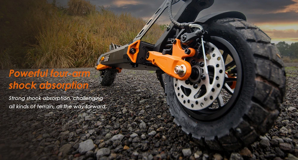 KuKirin G2 Pro (VMP) Electric Scooter, 500W Motor, 48V 15.6Ah Battery, 9 inch Vacuum Tire, 25km/h Max Speed, 65km Range, Front & Rear Disc Brakes, Spring Shock Adsorption