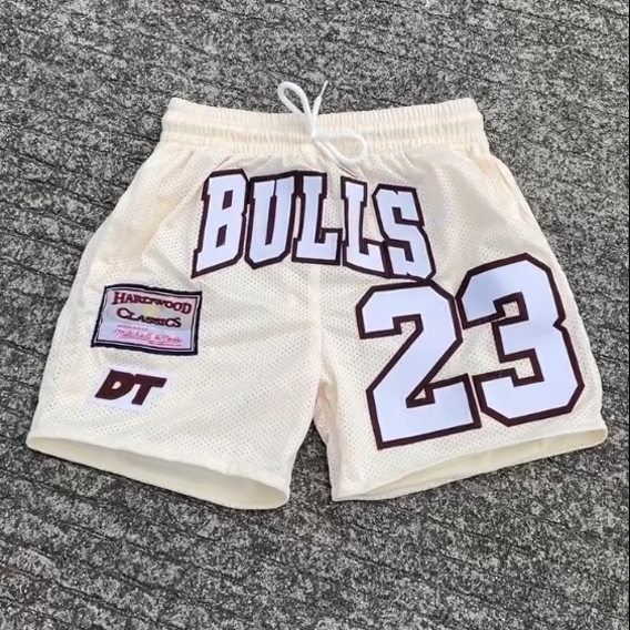 Chicago Casual Street Basketball Mesh Shorts