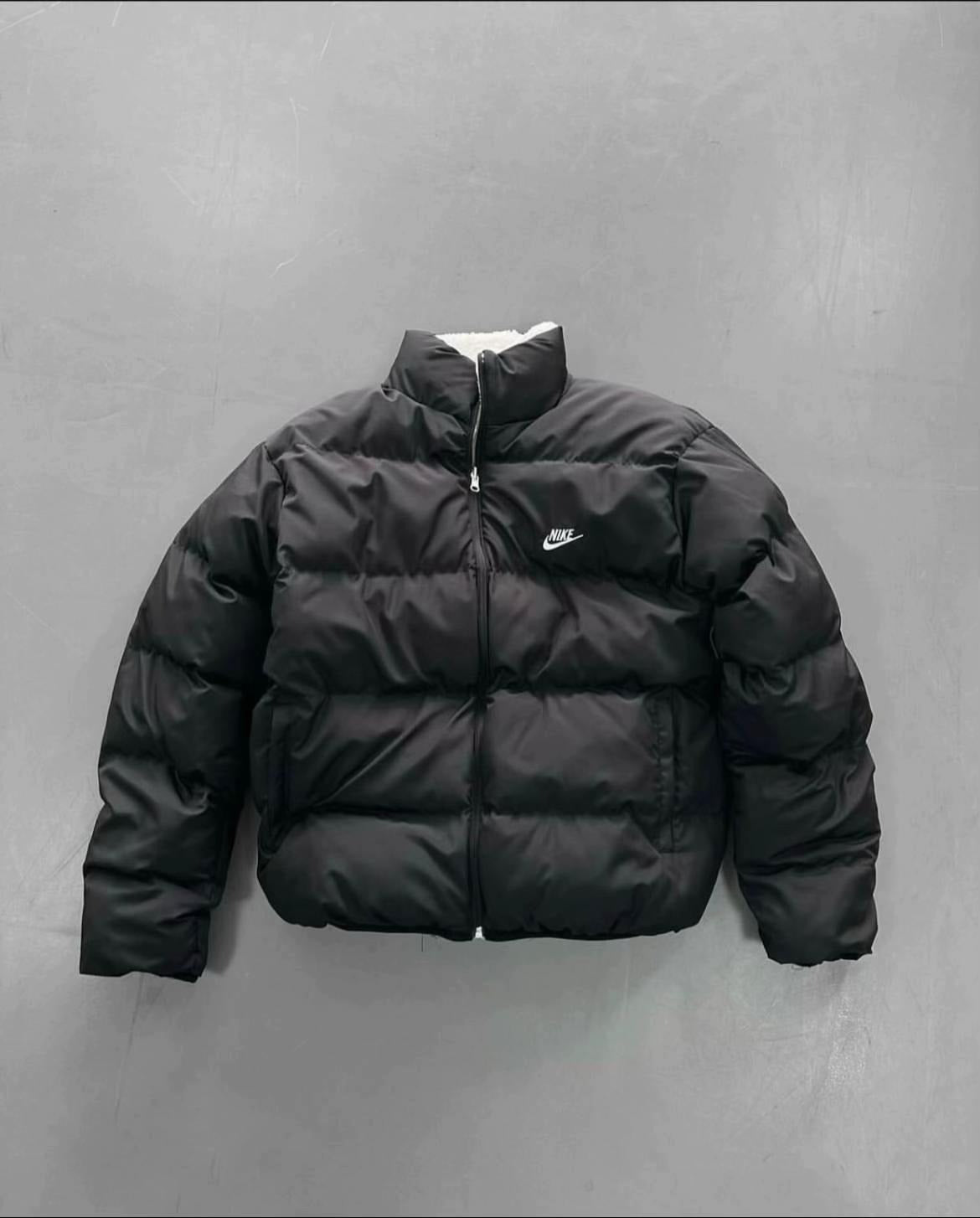 Reversible Winter Puffer-Black