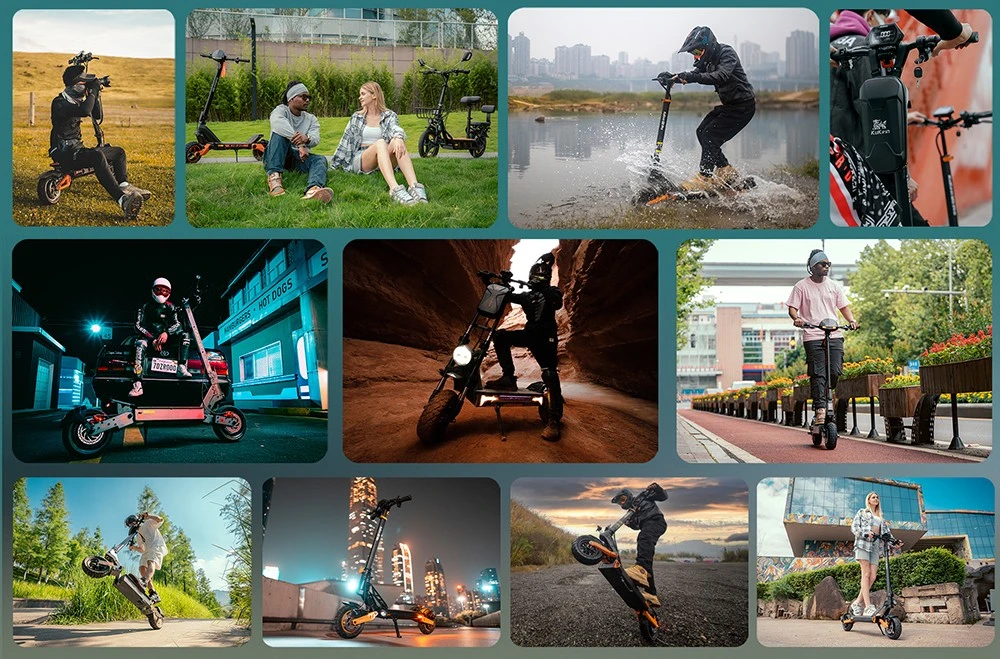 KuKirin G2 Pro (VMP) Electric Scooter, 500W Motor, 48V 15.6Ah Battery, 9 inch Vacuum Tire, 25km/h Max Speed, 65km Range, Front & Rear Disc Brakes, Spring Shock Adsorption